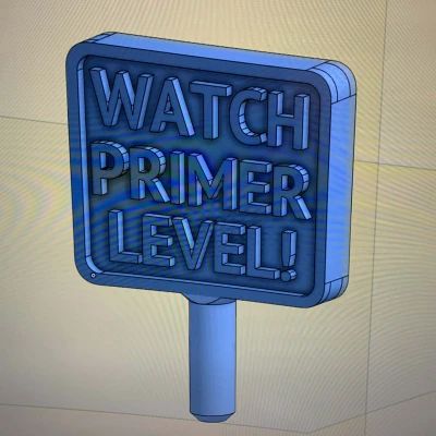 Cờ cảnh báo mức cho ống cấp primer (primer feeder tube)