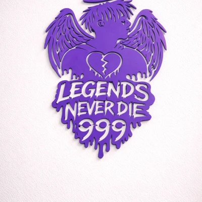 JUICE WRLD X LEGENDS NEVER DIE (999) - Tranh treo tường