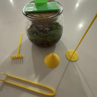 Bộ dụng cụ terrarium mini (có thể upscaling)