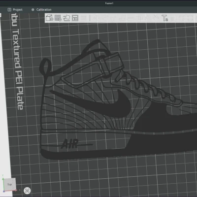 Tranh Treo Tường Sneaker Jordan Fusion 12 (Wall Art)