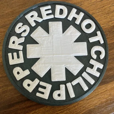 Coaster Red Hot Chili Peppers