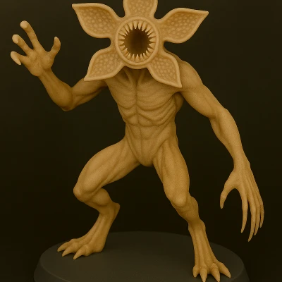 Tượng Demagorgone kèm bệ (Demagorgone statue with pedestal)