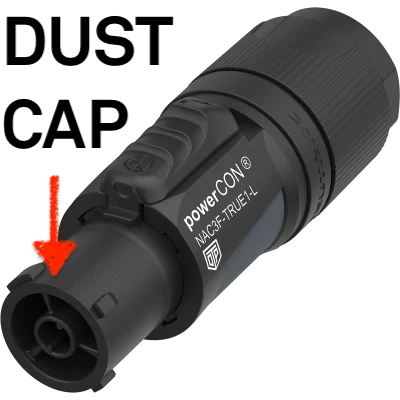 Nắp che bụi (Dust Cap) cho ổ cắm Neutrik powerCON TRUE1