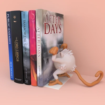 Mẫu 3D 056 Mankey Bookend (chặn sách) - file STL