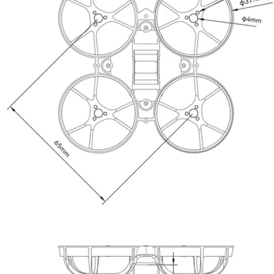 Frame BetaFPV Meteor65 Pro