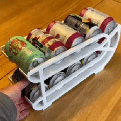 Khay Nhả Lon Tủ Lạnh UK/EU 10x 330/440ml (Drink Can Dispenser)