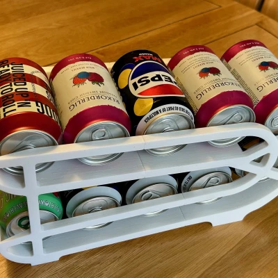 Khay Nhả Lon Tủ Lạnh UK/EU 10x 330/440ml (Drink Can Dispenser)