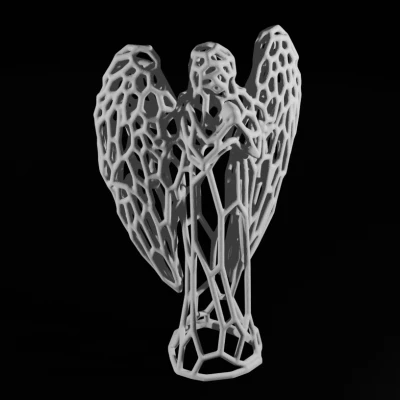 Tượng Thiên Thần Cầu Nguyện Voronoi