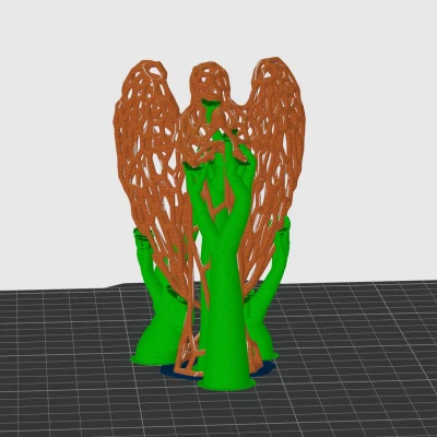 Tượng Thiên Thần Cầu Nguyện Voronoi