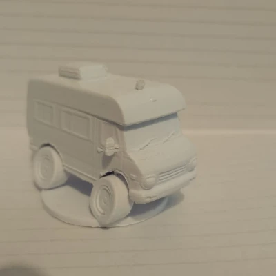 Crash Camper – Xe Camper Mini Phong Cách Crash Derby