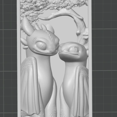 BookNook - Night fury và Light fury