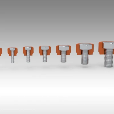 Đầu vặn Knurled cho Hex Bolts (M3–M12)