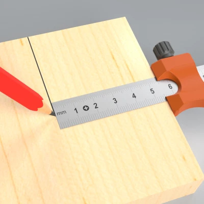 Ruler Stop S – Cữ chặn thước cho 0,5×15 mm (bản nhỏ)