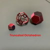 Archimedean Solids dạng wireframe & truncated: Tetra/Octa/Cube/Dodeca/Icosa... - Thumbnail 7