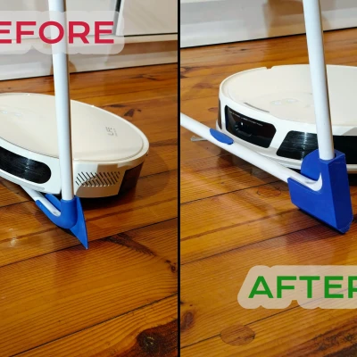 Chân thay thế cho giàn phơi: robot vacuum khỏi bị kẹt dưới kệ phơi đồ