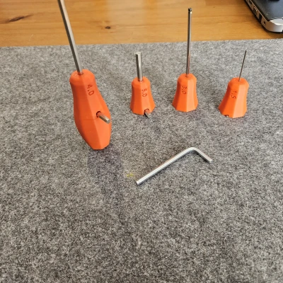 Bộ tay cầm cho Allen key dễ thao tác – hệ metric