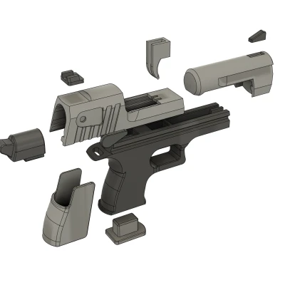 Móc Khóa Fidget Desert Eagle