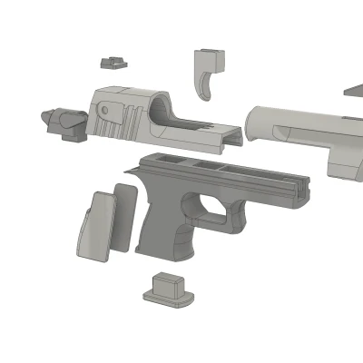 Móc Khóa Fidget Desert Eagle