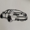 Tranh treo tường silhouette BMW F30 M Sport - Thumbnail 1