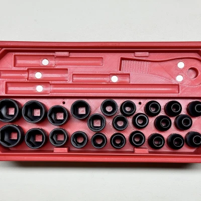 Khay insert Packout Organizer cho bộ mini socket 1/4” (SAE/Metric)