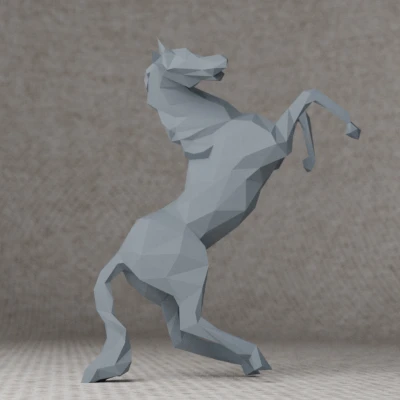 Ngựa Low Poly (Low poly Horse)
