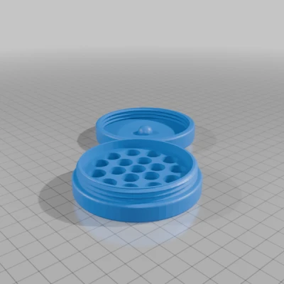 Hộp Đựng Pellet (Pellet Container) Nắp Vặn In 3D