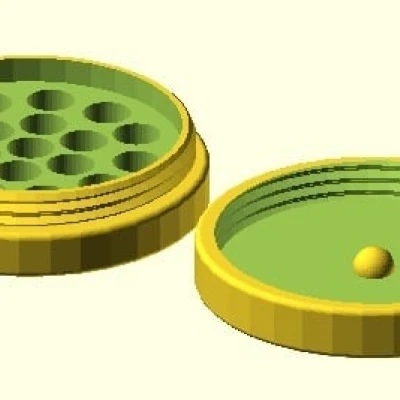 Hộp Đựng Pellet (Pellet Container) Nắp Vặn In 3D