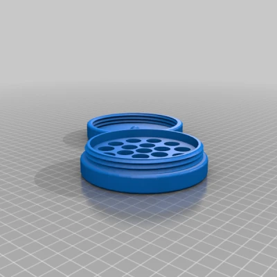 Hộp Đựng Pellet (Pellet Container) Nắp Vặn In 3D