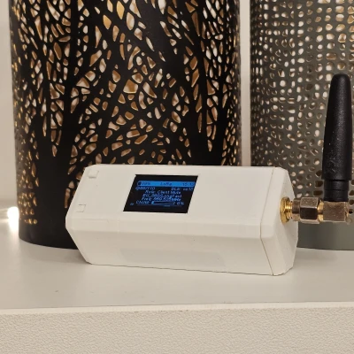 Case compact pin 18650 cho Heltec V4 (Heltec Lora32 V4)