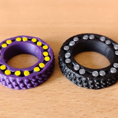 Vòng fidget gear ring bánh răng hành tinh 1 răng (single-tooth planets)