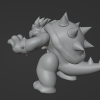 Bowser – Tượng điêu khắc 3D - Thumbnail 2