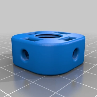 Hi-hat clutch (ngàm kẹp hi-hat) in 3D