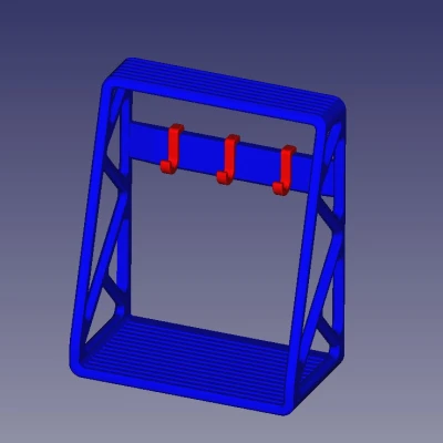 Wieszak treo chìa khóa kèm đế nhỏ (Wieszak na klucze z podstawka)