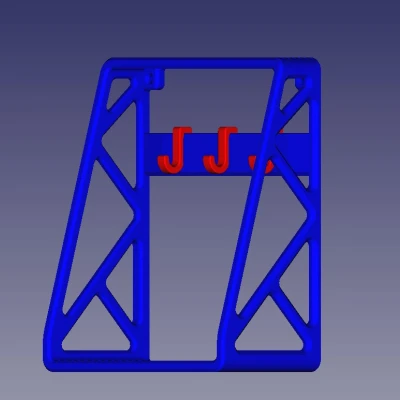 Wieszak treo chìa khóa kèm đế nhỏ (Wieszak na klucze z podstawka)