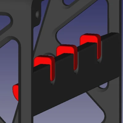 Wieszak treo chìa khóa kèm đế nhỏ (Wieszak na klucze z podstawka)