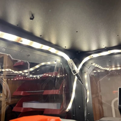 Vỏ bọc giữ đèn LED strip cho enclosure