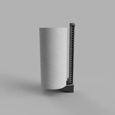 Bộ Nhả Giấy Lau Bếp Treo Tường Dùng Một Tay