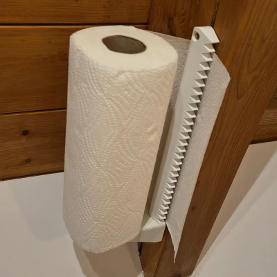 Bộ Nhả Giấy Lau Bếp Treo Tường Dùng Một Tay