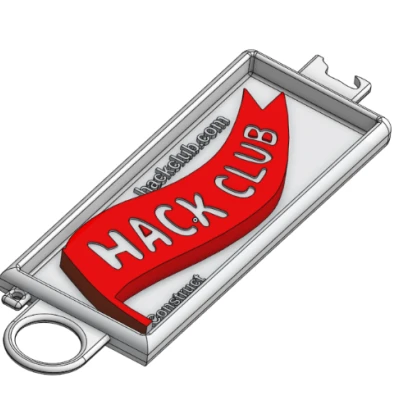 Móc khóa HackClub (CẦN IN MÀU)