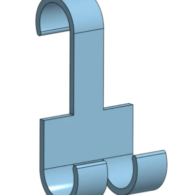 Móc treo đôi gài lò sưởi (Hanging double hook)