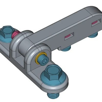 Bản lề cho cửa enclosure máy in 3D