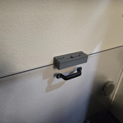 Ngàm/giá treo tường cho tấm Plexiglas 8 mm