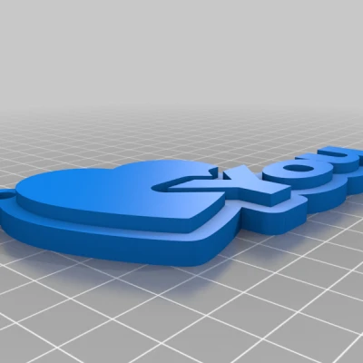 Valentines day - I Love You Keychain - Móc khóa “I Love You”