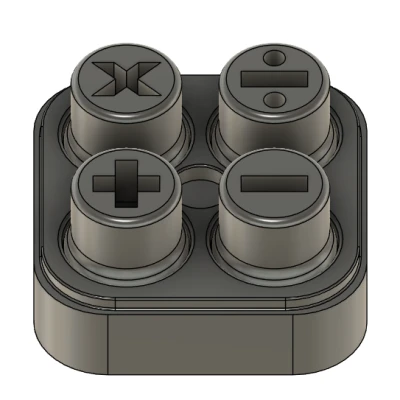 Bộ 4 “Math Sockets” kèm hộp đựng nam châm