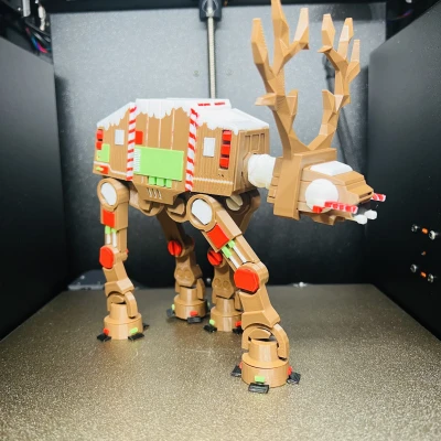 Gingerbread AT-AT Reindeer