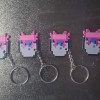 Móc khóa Axolotl (Axolotl Keychain) kiểu Minecraft - Thumbnail 1