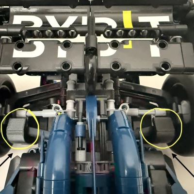 Giá treo tường cho mô hình xe đua F1 LEGO Technic (bản dài 25")