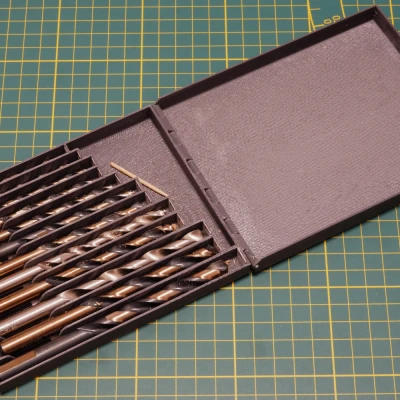 Hộp snug có nắp tuỳ biến cao cho mũi khoan