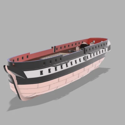 Sail Frigate (Tàu Frigate chạy buồm) 2 mảnh