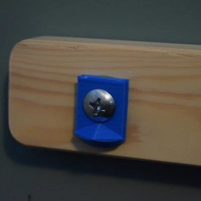 Móc treo tường giấu vít trượt vào (Short & Long) – Không cần support